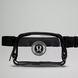 NWT RARE Lululemon clear belt bag